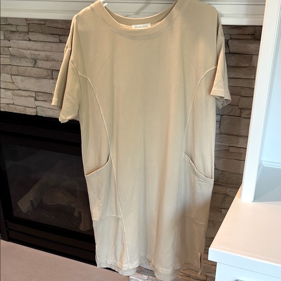 Mododoc Short Sleeve Tee Shirt Dress - Picture 1 of 10